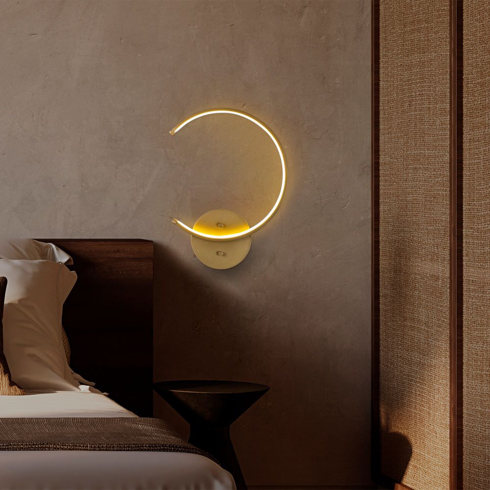 Lampa za zid Moon - 13329 u zlatnoj boji slika 2