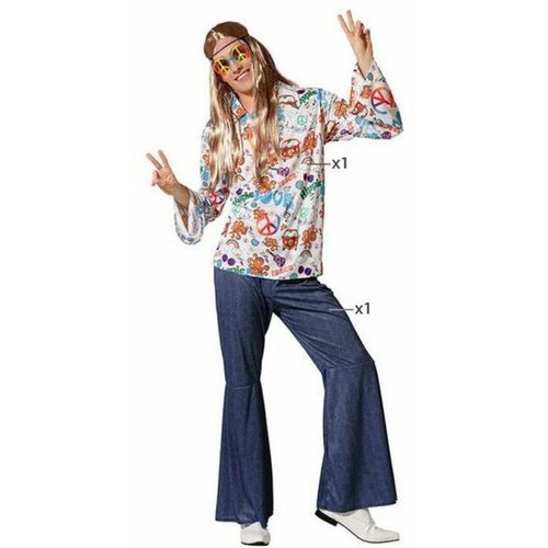 Svečana odjeća za odrasle Hippie XL slika 5