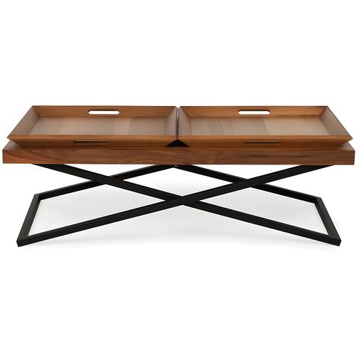 Towly - Walnut Walnut Coffee Table slika 12