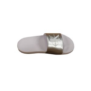 CALVIN KLEIN WOMEN'S SLIPPERS FOOTWEAR SILVER