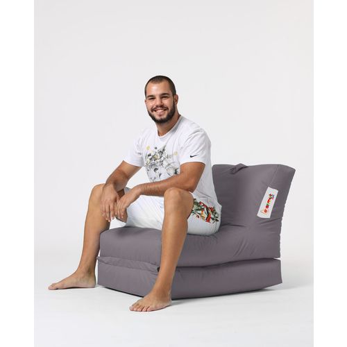 Atelier Del Sofa Siesta Sofa Bed Pouf - Fume Fume Vodootporni Baštenski Ležaljka slika 3