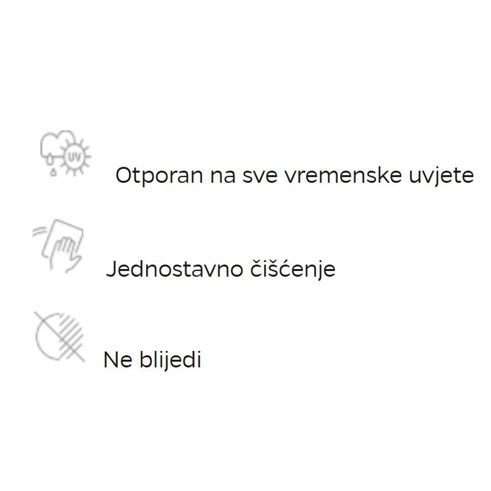 Keter vrtni / balkonski set ROSARIO, smeđi slika 3