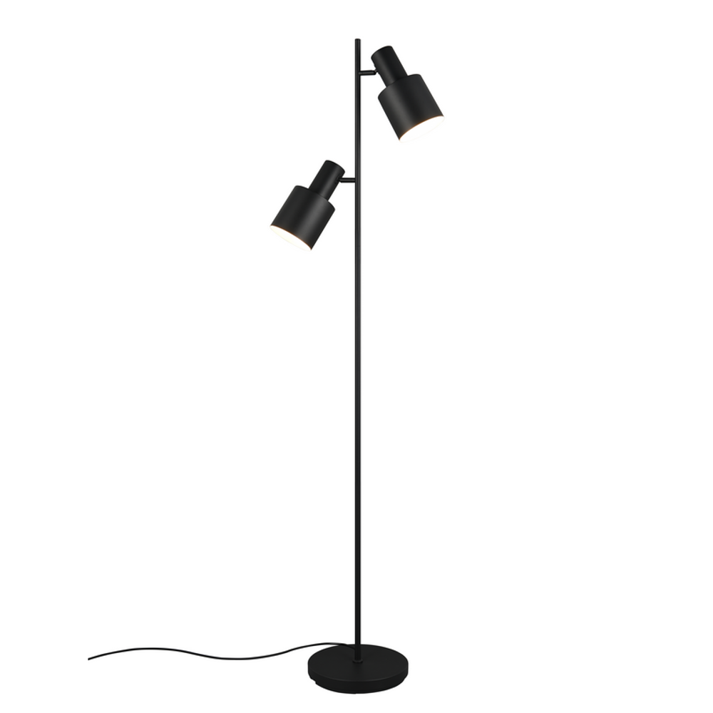 Trio Lightning podna lampa AGUDO, 2 x E27, crna mat slika 1