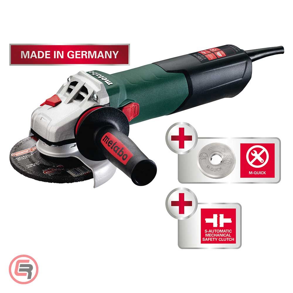 Metabo Brusilica WE 15-125 Quick Kutna 125 mm / 1.550 W - 600448000 slika 4