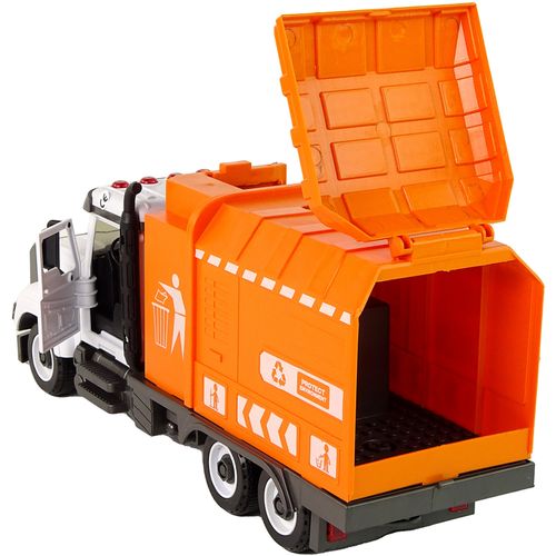 Kamion za smeće - Odvrtanje i zavrtanje pribora - Narančasta boja slika 3