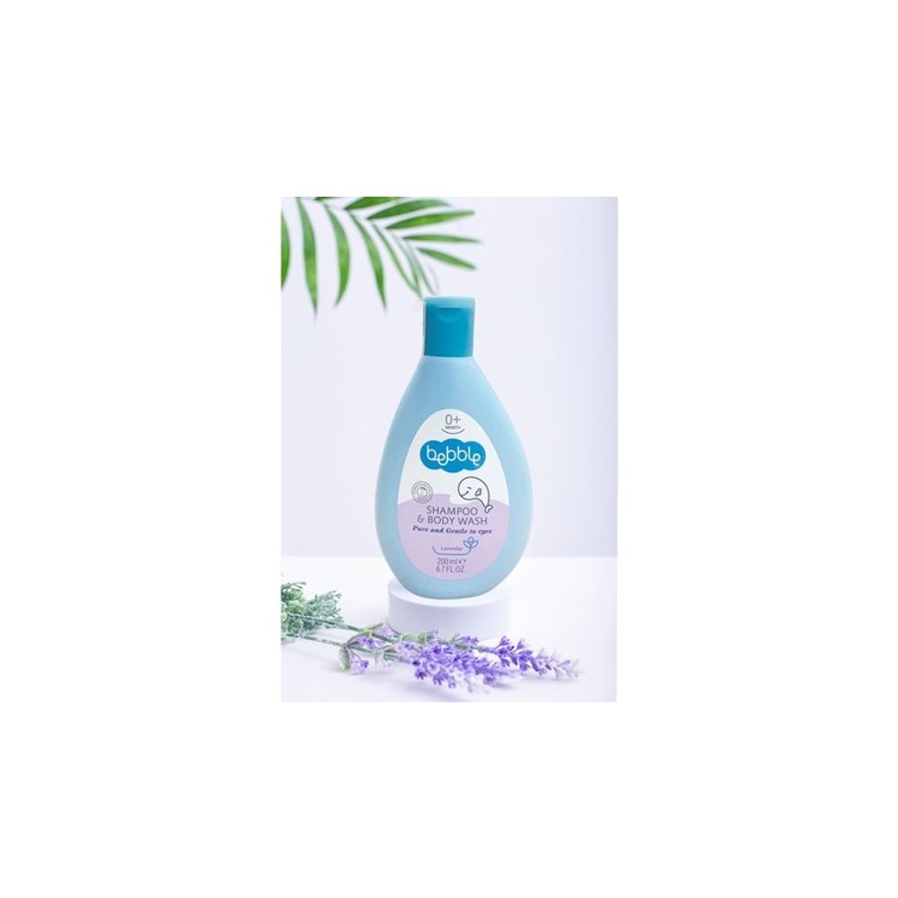 1078 šampon i gel za pranje tijela 200 ml bebble 3016-01-001 slika 1