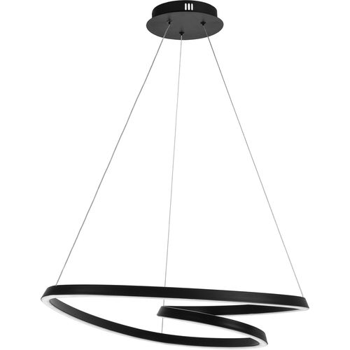 TOOLIGHT Stropna svjetiljka Hanging Loop LED + Remote APP796-cp crna slika 7