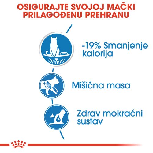 ROYAL CANIN FCN Ultra Light Weight Gravy, potpuna hrana za odrasle mačke, osigurava kontrolu tjelesne težine (komadići u umaku), 12x85 g slika 4