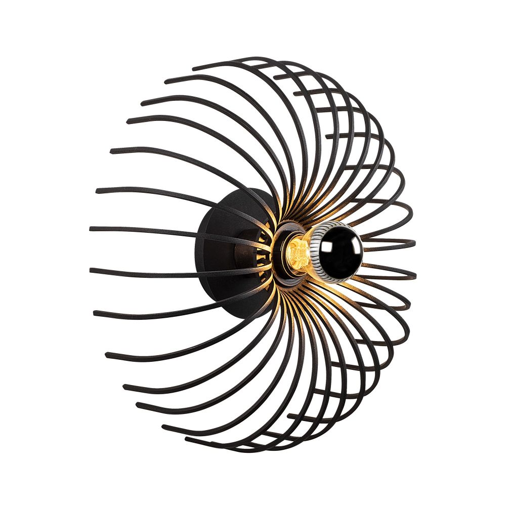 Zidna lampa Aspendos - N-645 u crnoj boji slika 2