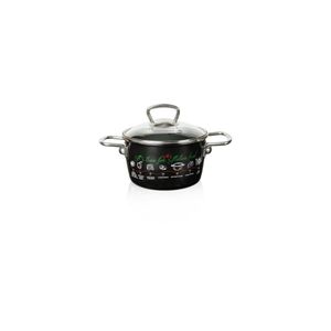 Metalac šerpa duboka imperial lux 16/1.9l sa staklenim poklopcem italian food 