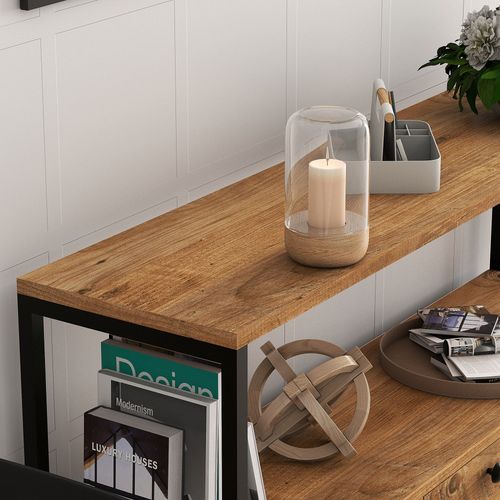 Hanah Home Nero v2 - Walnut Walnut
Black Console slika 4