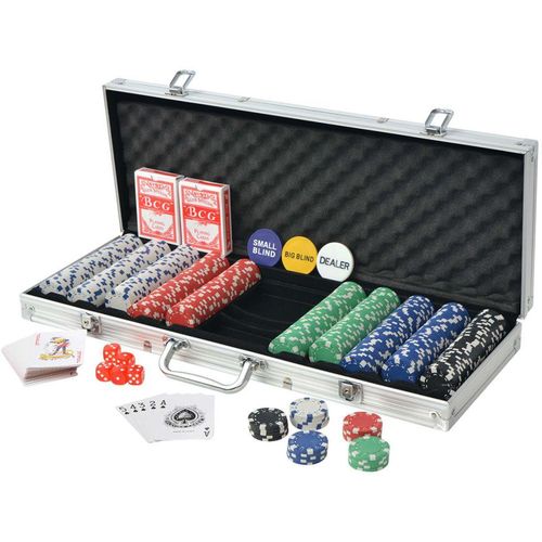 Set za Poker s 500 Žetona Aluminijum slika 5