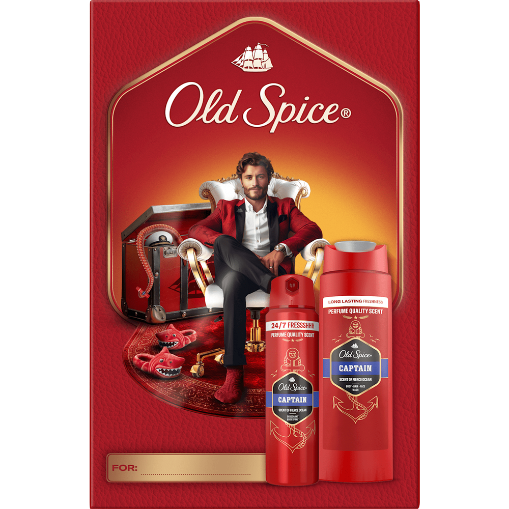 Old Spice poklon set za muškarce Gentleman Captain slika 1