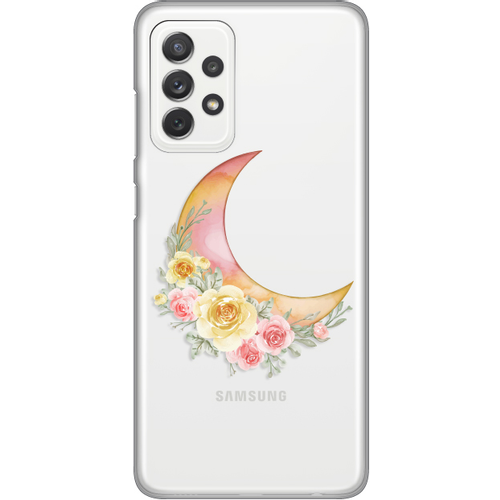 Torbica Silikonska Print Skin za Samsung A725F/A726B Galaxy A72 4G/5G (EU) Floral moon slika 1