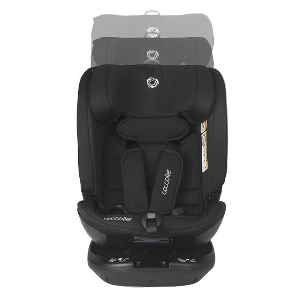Coccolle® Autosjedalica Velsa iSize 360° 40-150cm Isofix, Jet Black slika 6