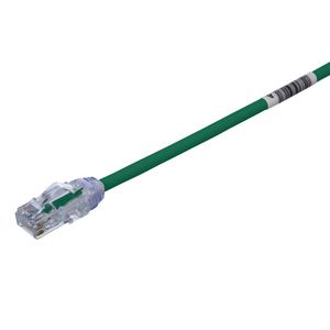 Panduit Patch cord Cat6A U/UTP, AWG28, 0.2m, LSZH, zeleni