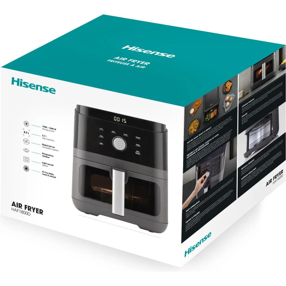 Hisense Friteza HAF1800D / 1850 W, 5.7 l slika 6