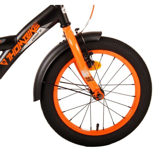 Volare dječji bicikl Thombike 16" crno-narančasti slika 5