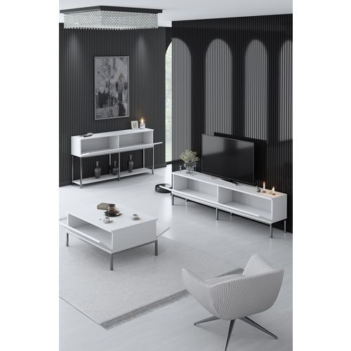 Lord - White, Silver White
Silver Living Room Furniture Set slika 7