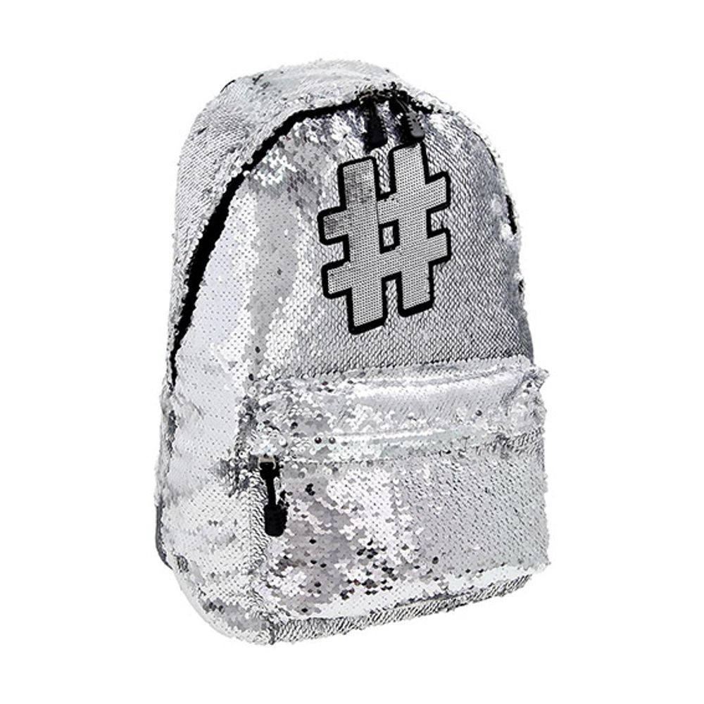 Spirit školski ruksak "HASHTAG Silver" 19 slika 1
