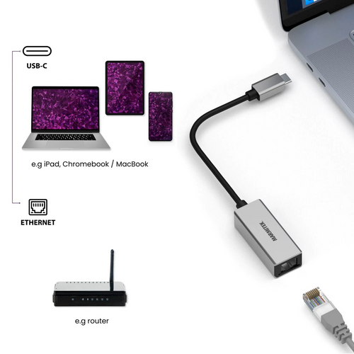 MARMITEK, USB Type-C na Ethernet adapter slika 2