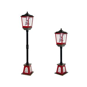 Božićna lampa s efektima 2u1 - crveno-crna