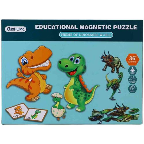 Best Luck Magnet Puzzle Dino slika 1