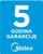 Midea: 5 godina garancije