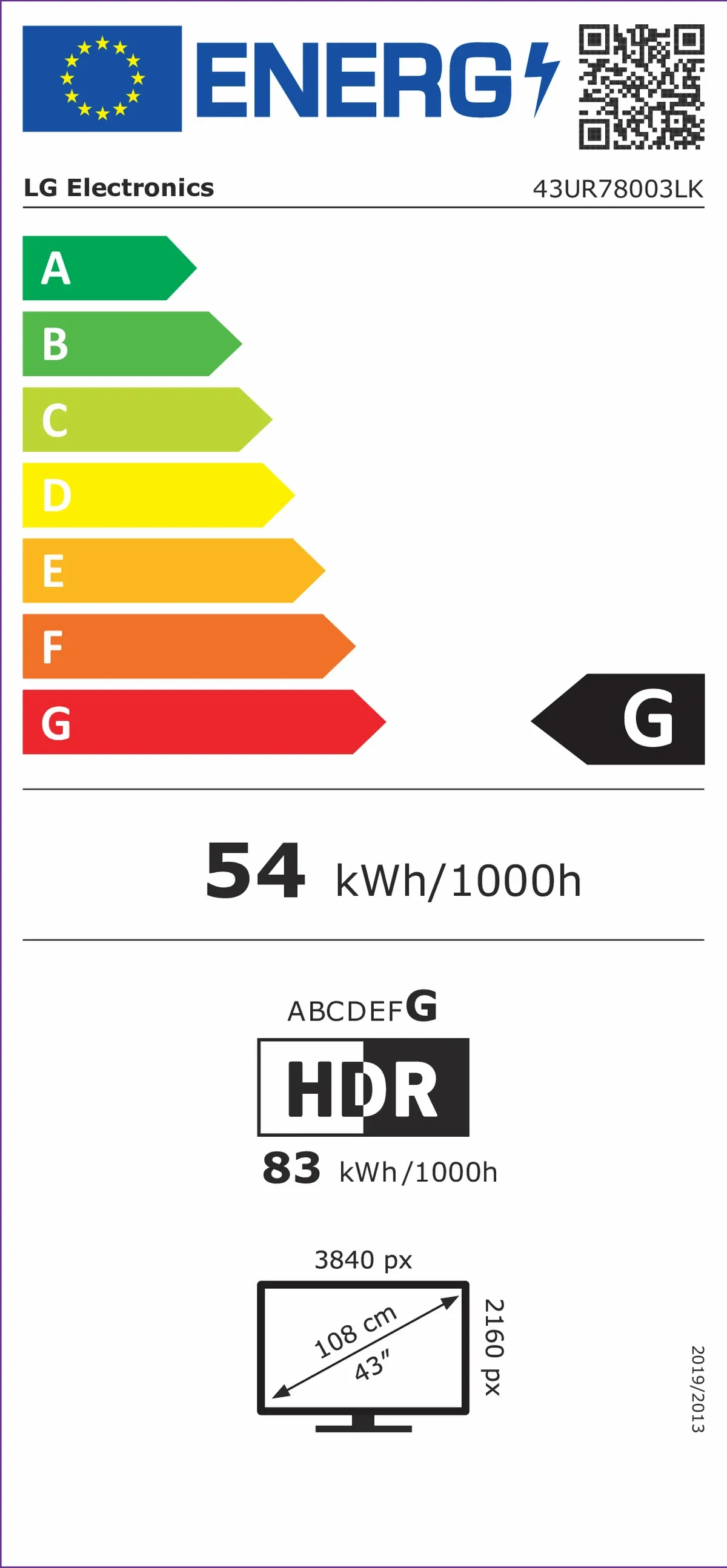 Energetski certifikat G