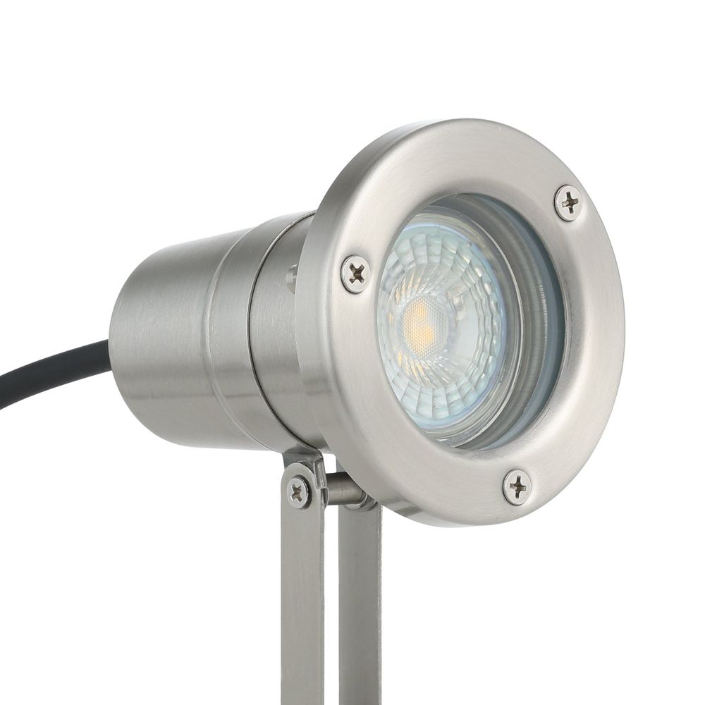Eglo  Nema vanjska ubodna/1, gu10, led, 1x5w, inox  slika 4