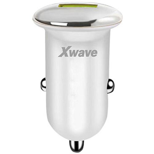 Xwave C20 USB brzi auto punjač/Singl 1xUSB3.1A do 1.5A/12V srebrno bela slika 3