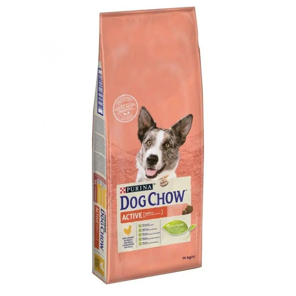 Dog Chow Adult Active piletina 14 kg slika 1