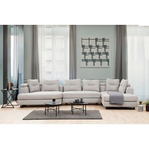 Atelier Del Sofa Kutna garnitura PADOVA svijetlo siva, Padova Corner -2 - Light Grey