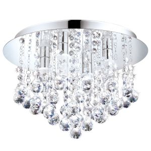 Eglo Almonte Stropna Lampa sa LED Osvjetljenjem - Krom/Kristali