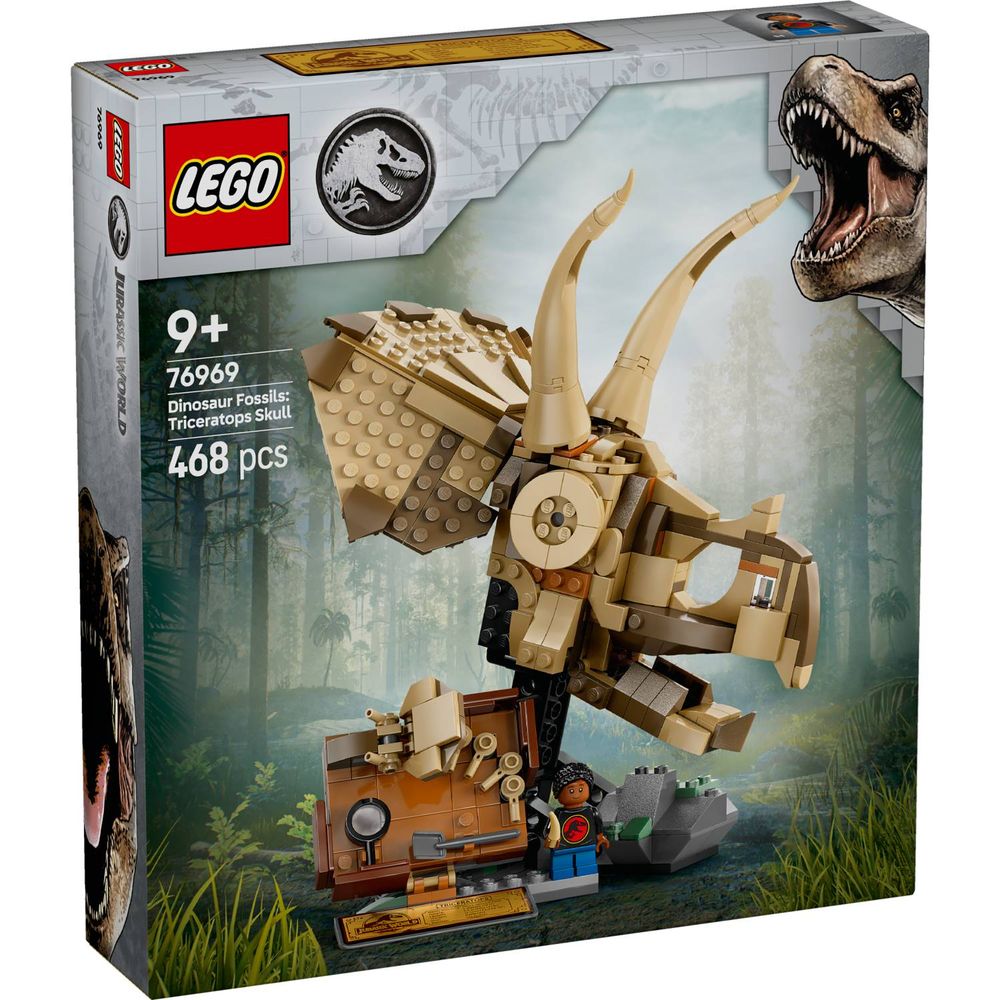 LEGO 76969 Fosili dinosaura - Lobanja Triceratopsa slika 1