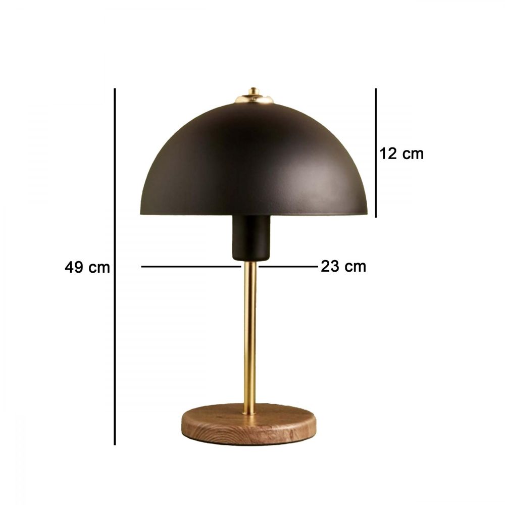 Stolna lampa AYD-3400 u crno-zlatnoj boji slika 6