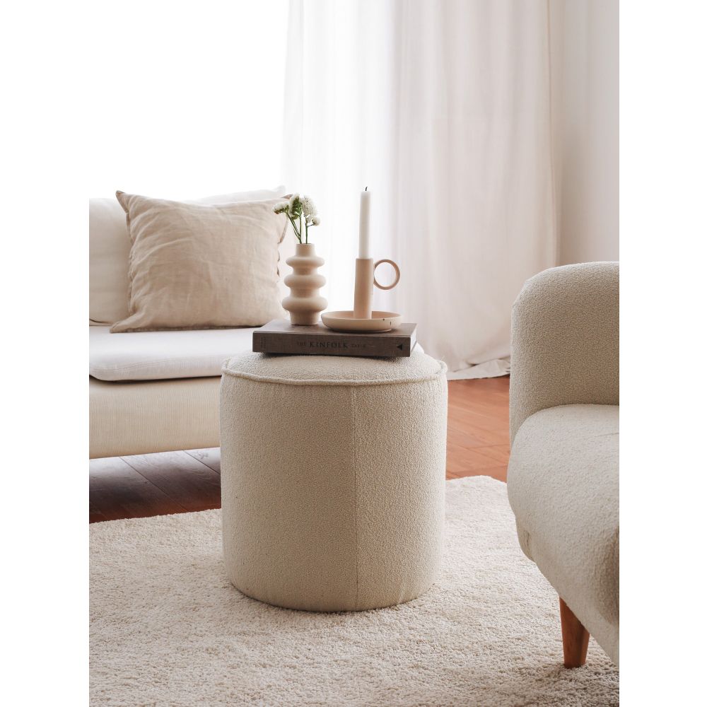 Teddy - Kremasti Pouf slika 2