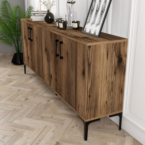 Woody Fashion Komoda, Kiev - Walnut slika 4