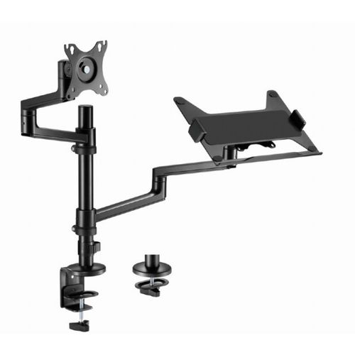 MA-DA-04 Gembird Podesivi stoni drzac za monitor tilt, 17-32 max.8kg + nosac za laptop slika 4