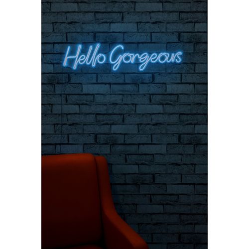Wallity Hello Gorgeous - Plava Dekorativna Plastična LED Rasveta slika 3