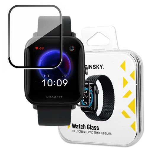 Wozinsky Watch Glass Hybrid Glass za Xiaomi Amazfit Bip U crno slika 1