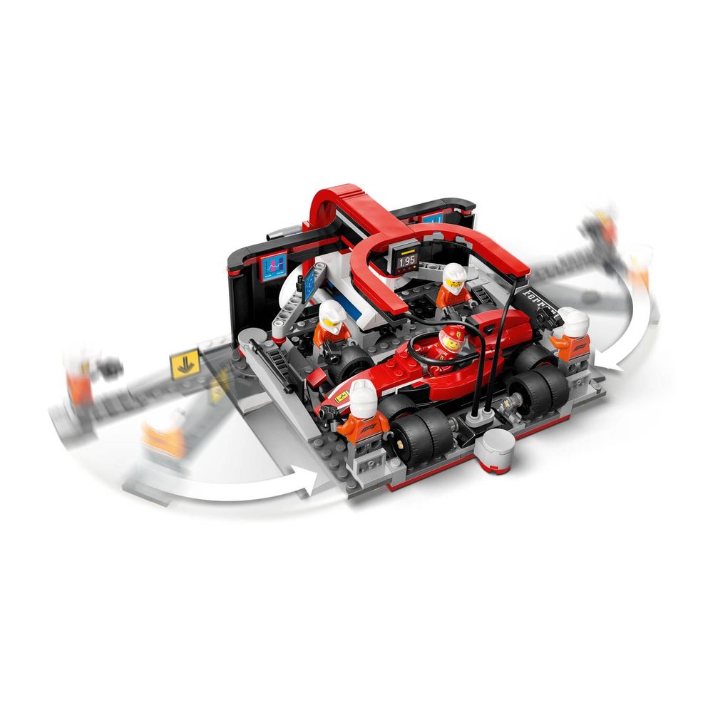 LEGO 60443 Boks i posada za F1® sa autom Ferrari slika 5