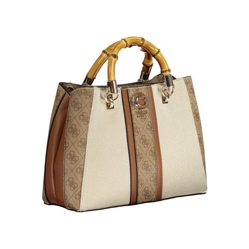 GUESS JEANS BEIGE WOMEN'S BAG slika 3