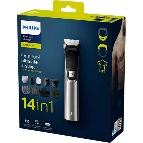 Philips Aparat za njegu lice, kosa i tijelo, 14in1, Multigroom 7000 - MG7745/15 slika 4