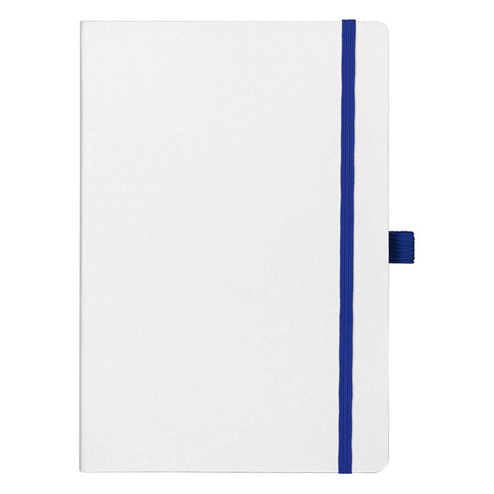 CODE WHITE, A5 notes sa elast.trakom, rojal plavi slika 1