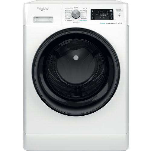 Whirlpool FFWDB 864349 BV EE Mašina za pranje i sušenje veša, 8 kg/6 kg, 1400 rpm, Steam, Inverter motor, 6th SENSE, Dubina 54 cm slika 2