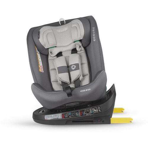 Coccolle® Autosjedalica Nova iSize 360° 40-150cm Isofix, Moonlit Grey slika 7