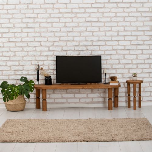 Ida - Chesnut Chesnut TV Stand slika 1