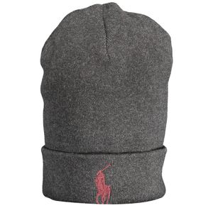 RALPH LAUREN GRAY MEN'S BEANIE