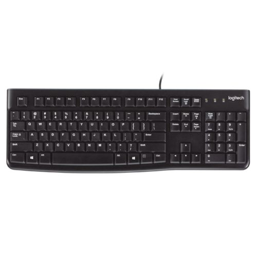 Logitech K120 US Black 920-002509 Tastatura USB  slika 1